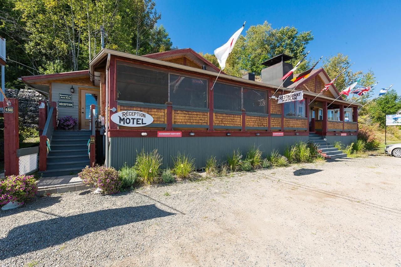 Restaurant Motel De La Plage Saint-Irenee Exterior photo